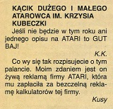 Kącik Krzysia Kubeczki