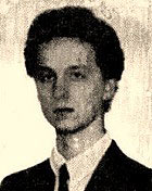 Andrzej [C(w)alineczka] Cwalina - zdjęcie z legitymacji studenckiej