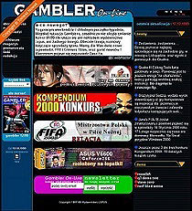 Strona Gambler On-Line w 1999 roku