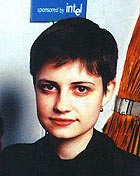 Aleksandra [Krupik] Cwalina w 1998 roku