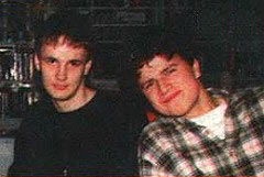 Dominik [Merlin] Kruk i Krzysztof [Banana Split] Papliński w 1997 roku