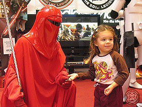 Rafał [Rif] Frąckiewicz jako Gwardzista Imperialny w 2005 roku