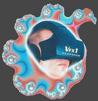 Hełm VFX1 na głowie