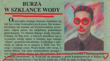 Wstępniak do ŚGK 1/1996
