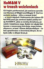 Zapowiedź kolekcjonerki HoM&M V