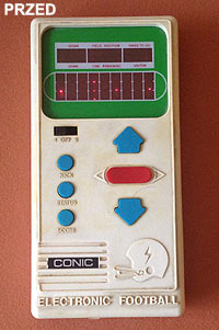 Konsola Football przed czyszczeniem