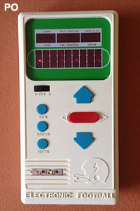 Konsola Football przed czyszczeniem