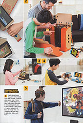 Jeux Video Magazine nr 206 z 3/2018 - artykuł o Nintendo Labo