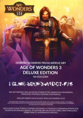 Karta z GOG-a z kodem do pobrania Age of Wonders 3