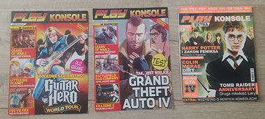 Magazyny Play Konsole z 2007/2008 roku
