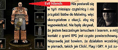 Evil Islands i list Silwanosa