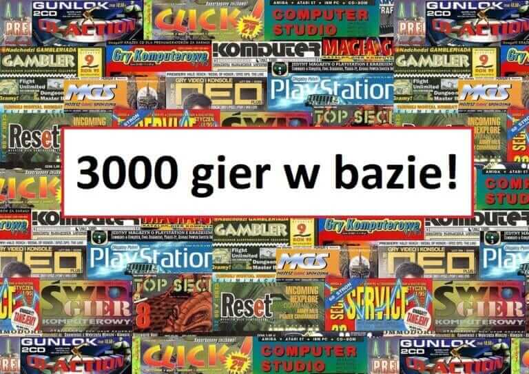 3000 gier w bazie Zapachu Papieru!