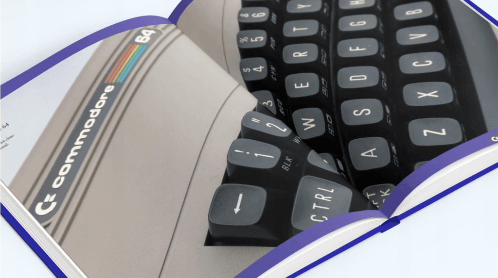 Historia Commodore 64. Piksel po pikselu - dwustronicowa prezentacja sprzętu