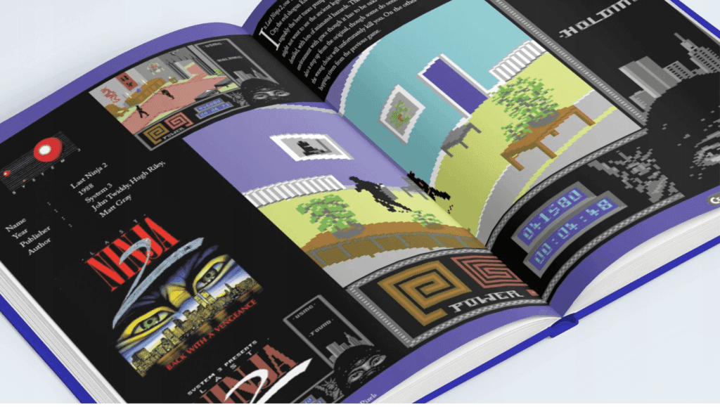 Historia Commodore 64. Piksel po pikselu - przykład strony z opisem gry