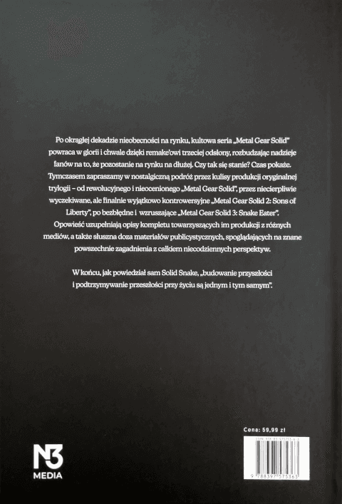 Metal Gear Solid: Trylogia - okładka tył