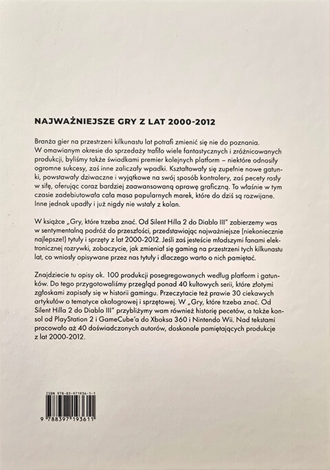 Gry, które trzeba znać. Tom II - okładka tył